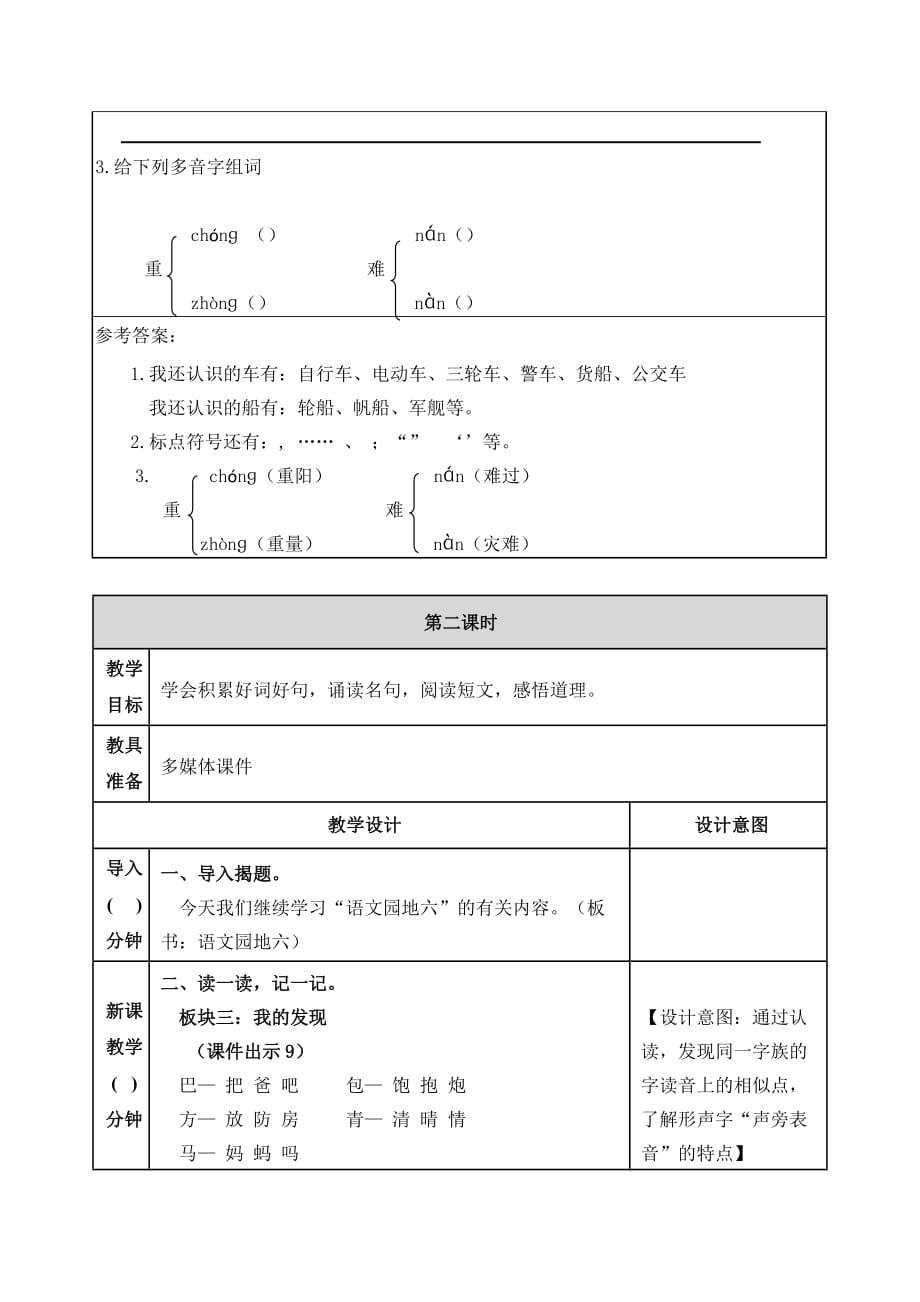 【部编版语文二上】语文园地六 教案_第4页