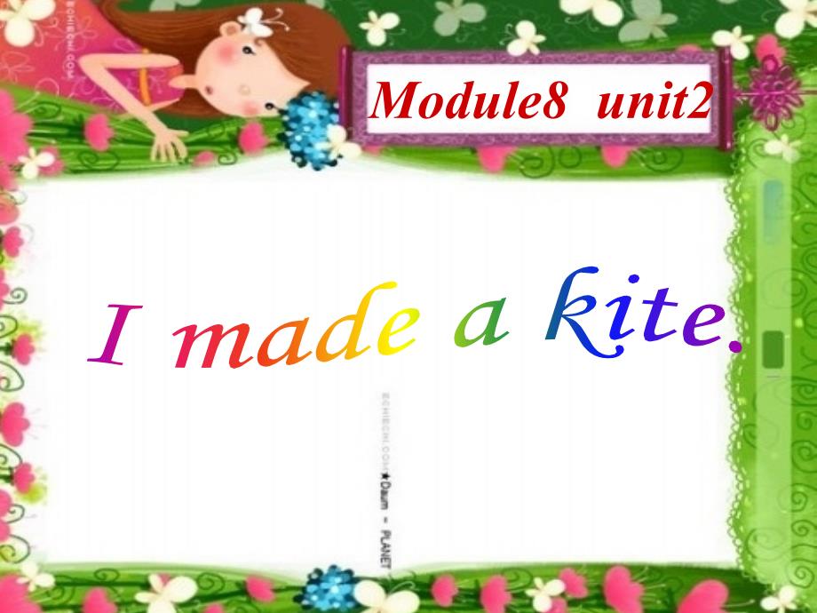 五年级下英语课件Modue8Unit2Imadethekite外研三起_第1页