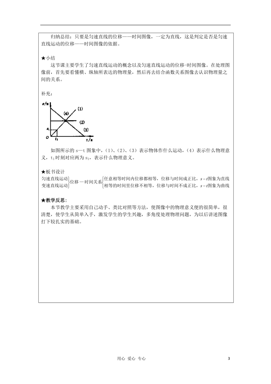 高中物理 1.6用图像描述直线运动教案5 粤教必修1_第3页