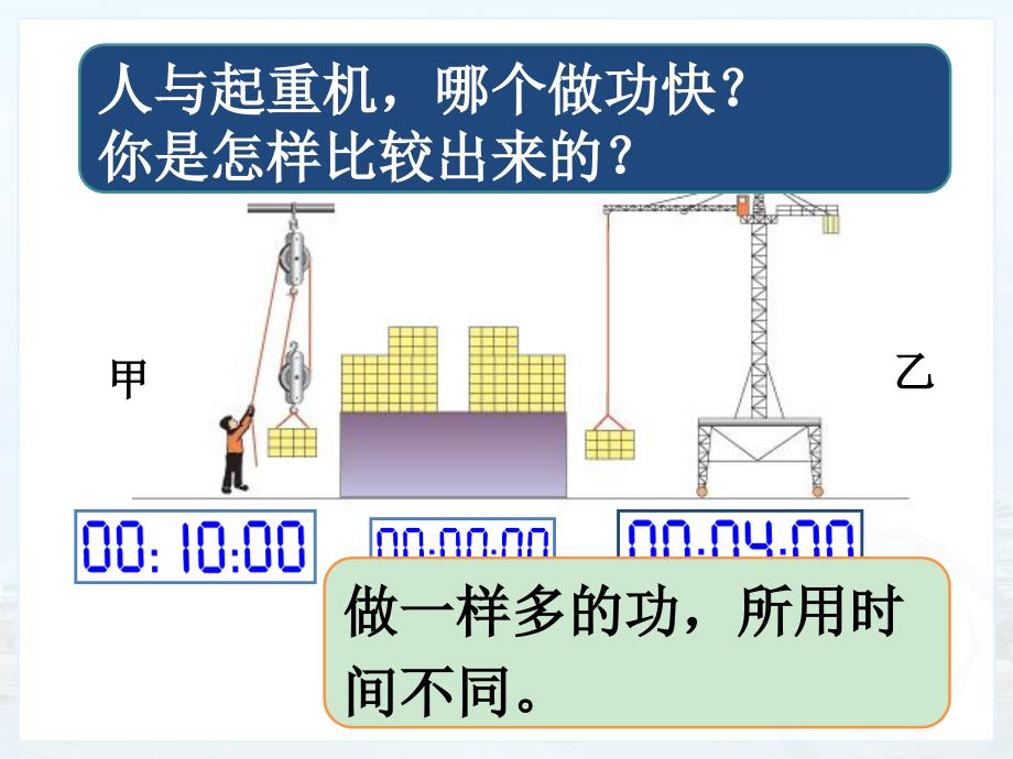 2015新人教版八年级物理下册第11章11-2《功率》课件_第3页