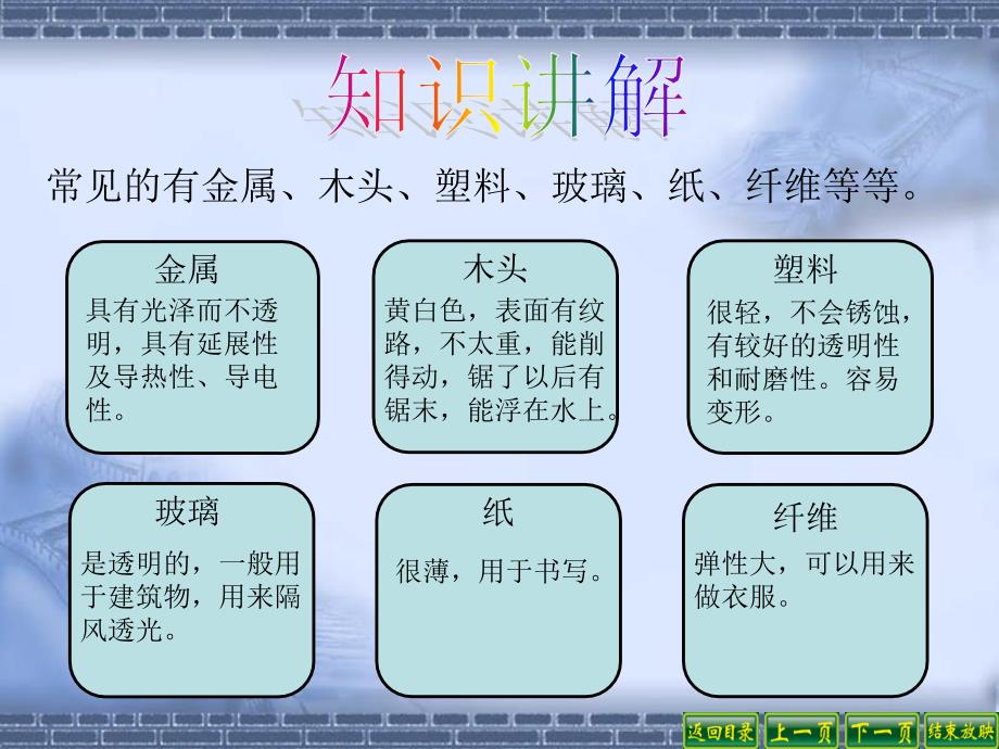 三年级上册科学课件3.1观察我们周围的材料教科18_第4页