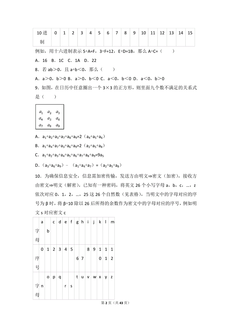 初一数学有理数难题与提高练习和培优综合题压轴题(含解析) -_第2页