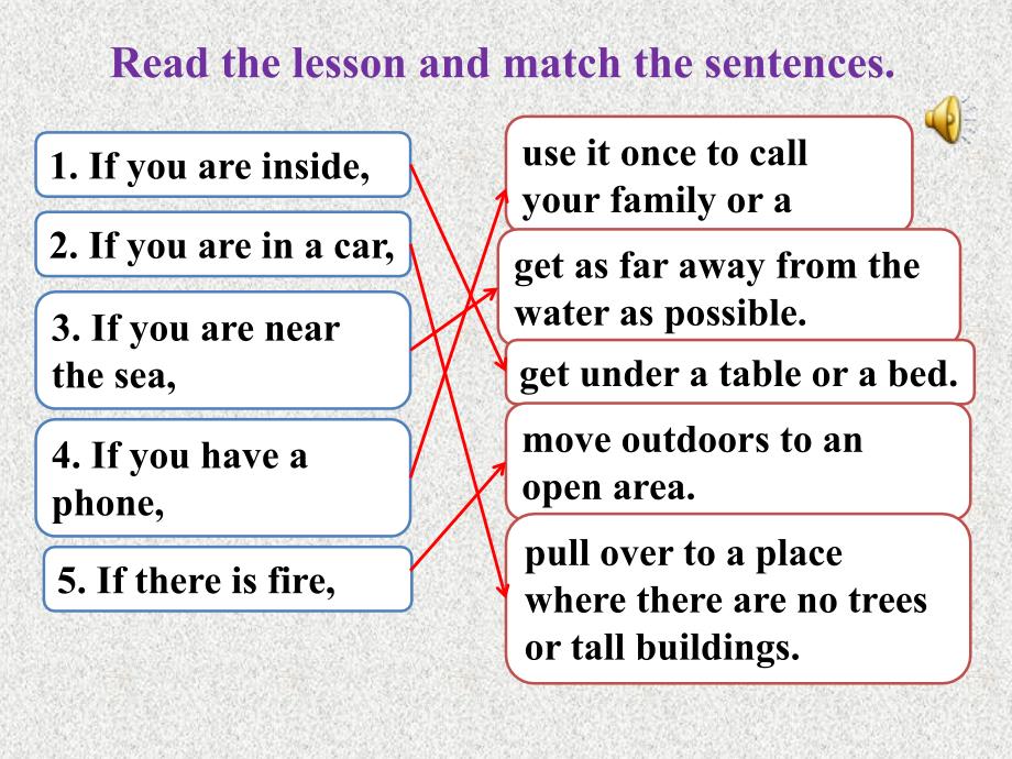 九年级上英语冀教版课件：Unit 3《Safety》Lesson 17《Staying Safe in an Earthquake》_第4页