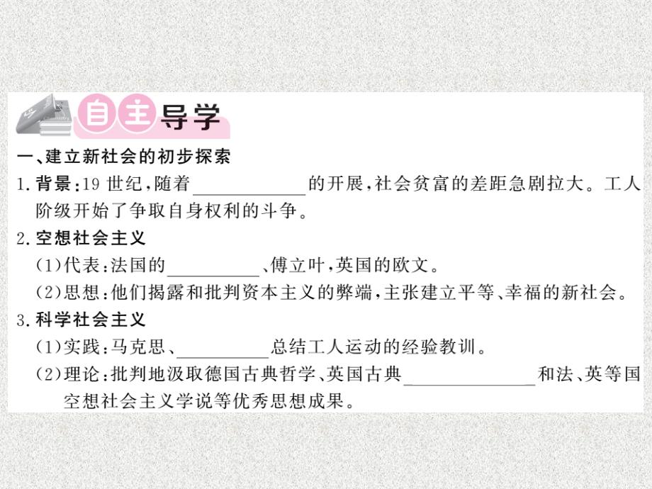 九年级历史上册第五单元工业化时代的来临和马克思主义的诞生第18课马克思主义的诞生课件岳麓版20180910420_第2页