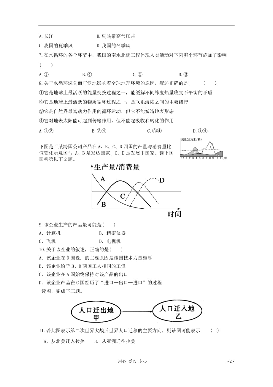 高考地理 专题复习典题精练72_第2页