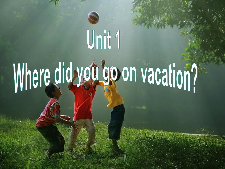 2015年新目标人教版八年级英语上册Unit1 Where did you go on vacation《Section A Gramar Focus-3c》课件_第2页