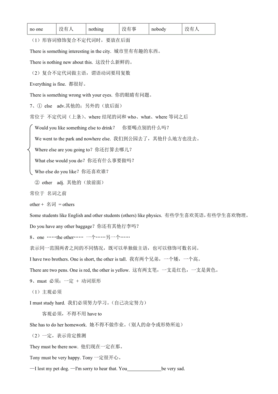 1130编号人教版八年级下册英语Unit8知识点_第3页