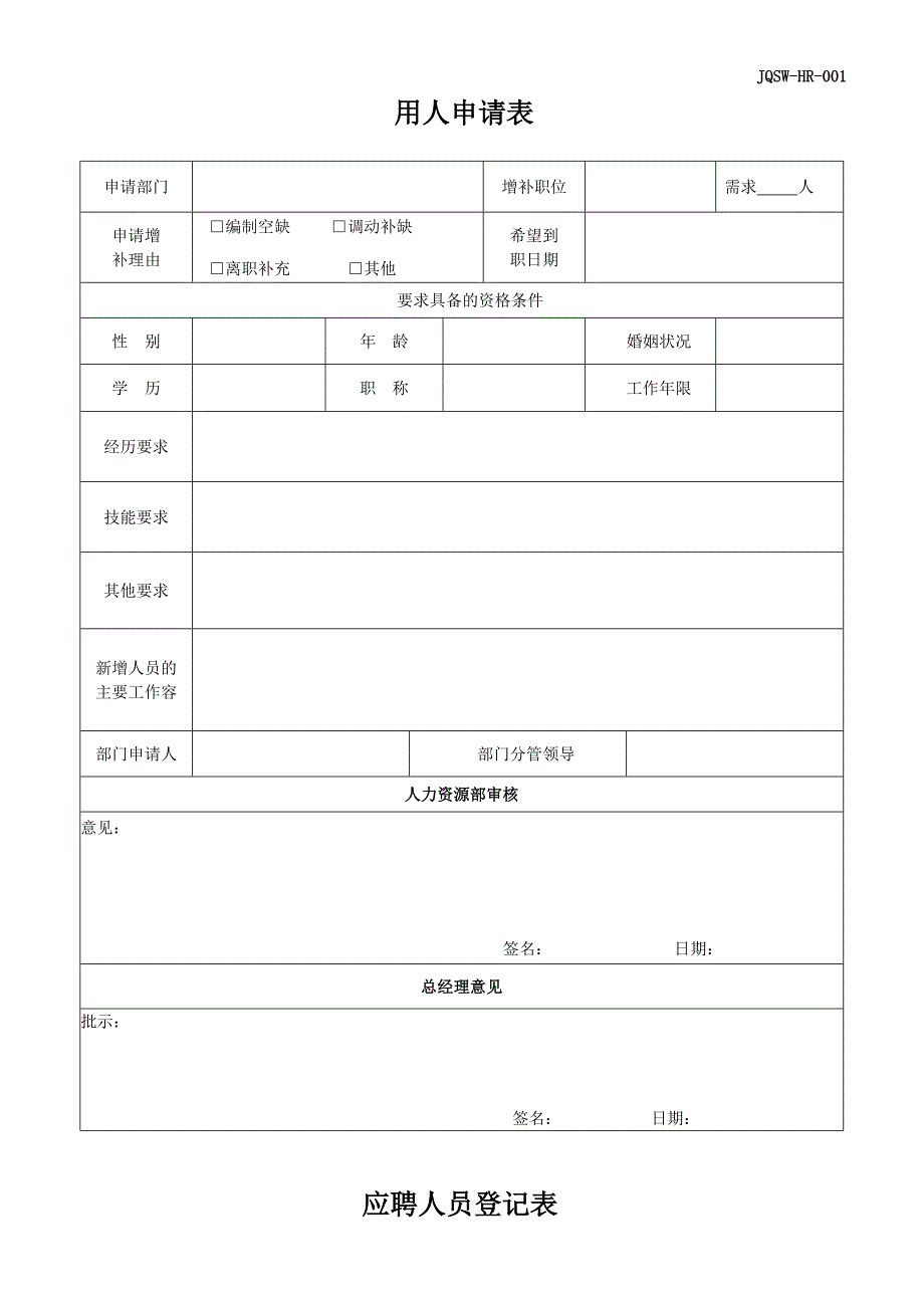 HR常用30个表格模板_第1页