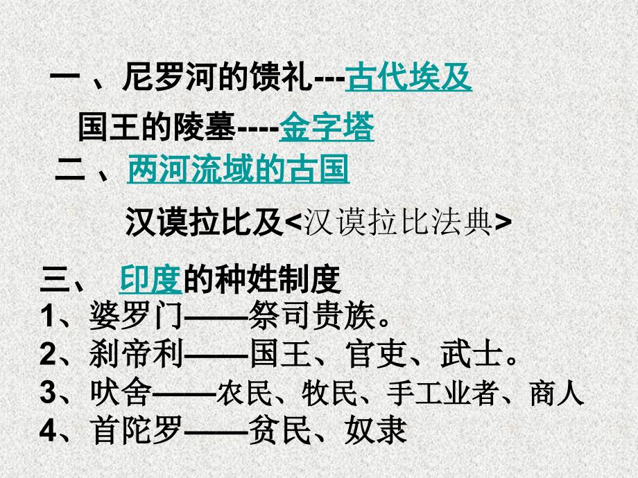 九年级历史上册 大河流域 —人类文明的摇篮课件 人教新课标版_第3页