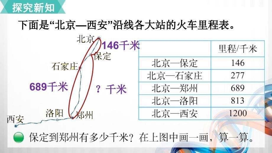 北师大版三年级数学上册3.5-6《里程表》课件_第5页