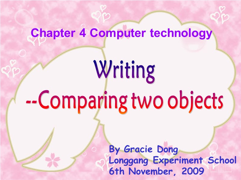 八级英语上册 Chapter 4 Computer technology Writing课件 牛津深圳版_第1页