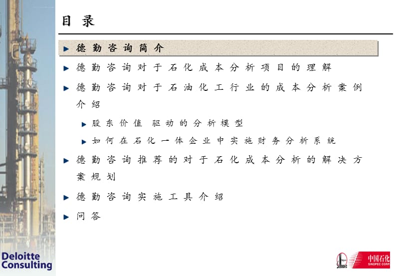 中国石化财务控制咨询方案课件_第2页
