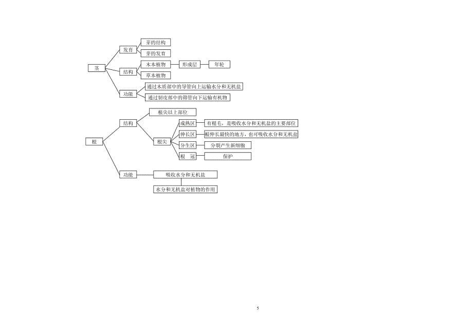 初中生物思维导图大全_第5页