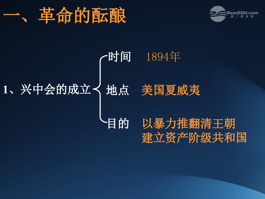 八级历史上册 第二学习主题《辛亥革命》优质示范课课件 川教版_第4页