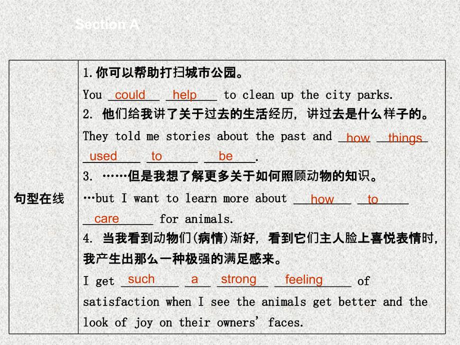 八年级英语课件：Unit2《I’ll help to clean up the city parks》Section a（人教新目标板下册）_第4页