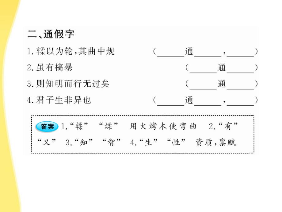 【全程学习方略】高中语文 1 劝学课件 鲁人版必修1_第4页