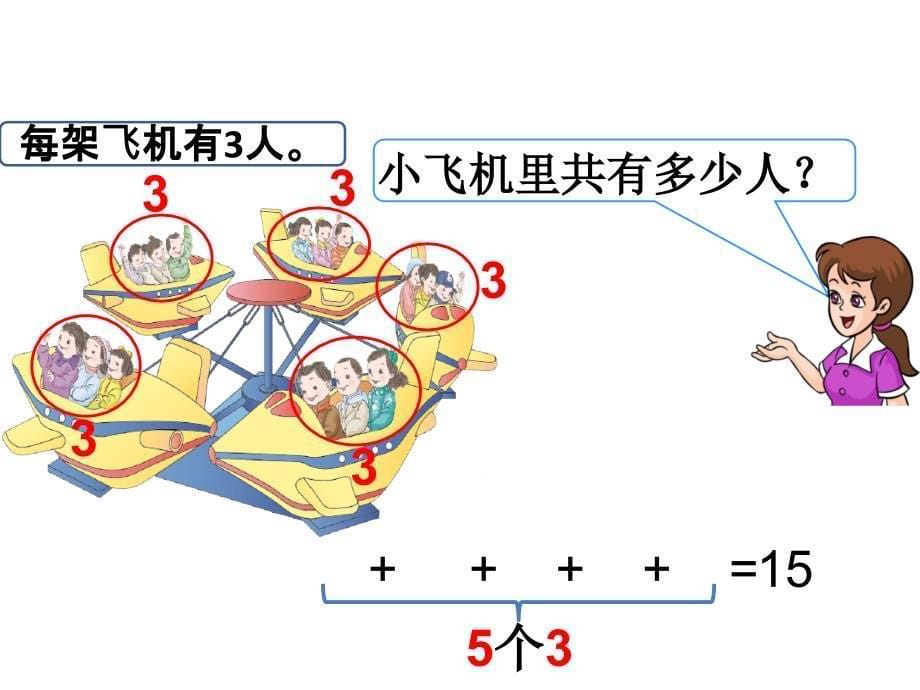 二年级上册数学课件-1.2乘法的初步认识 ︳青岛版 (共23张PPT)_第5页