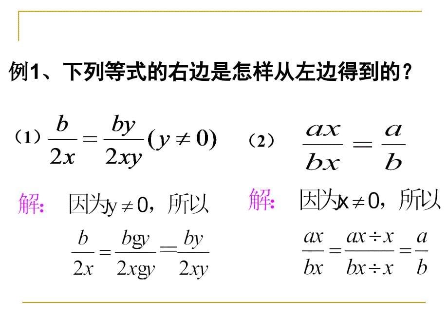 八级数学下册17.1.2 分式的基本性质 2课件华东师大版_第5页