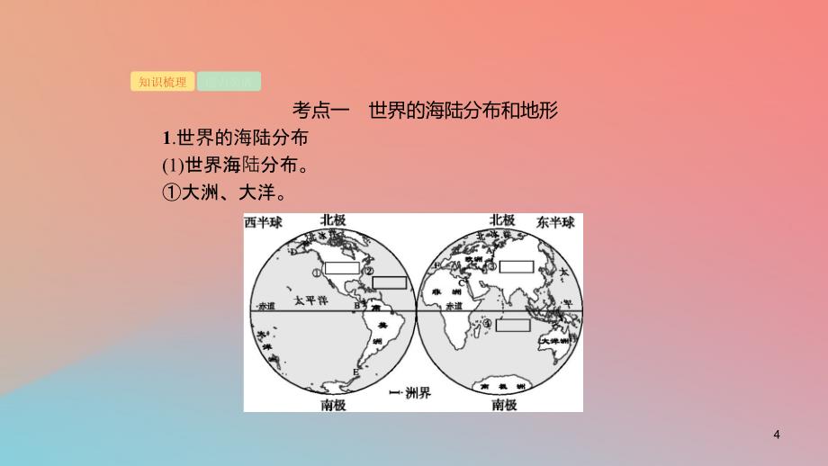 2020版高考地理第十三章世界地理13.1世界地理概况课件中图版_第4页