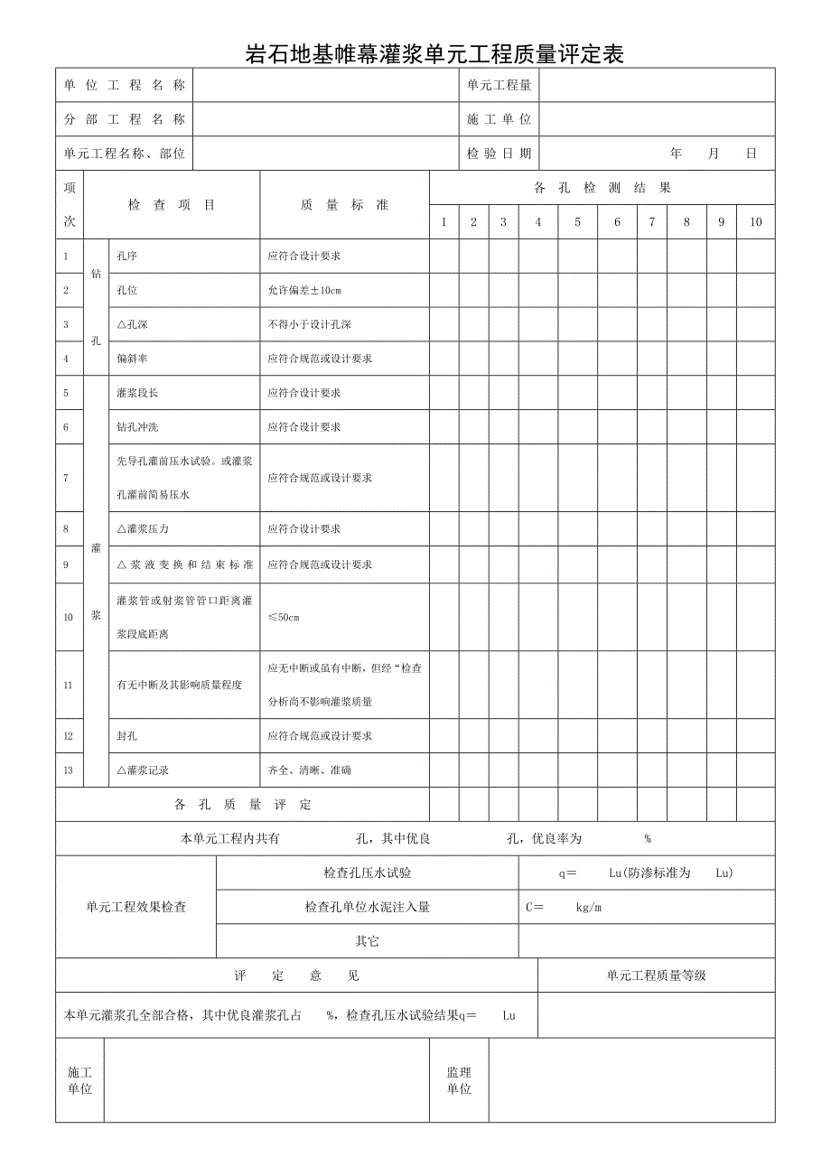 钻孔及灌浆记录表.doc_第3页