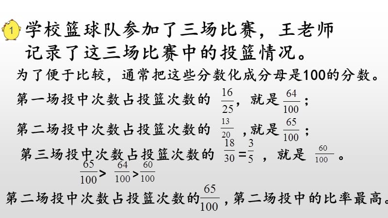 苏教版六上数学6-1百分数的意义_第3页