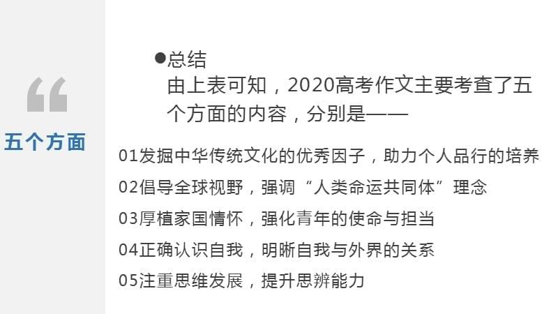 2020年语文高考作文题分析与命题预测教学课件（优秀实用）_第5页