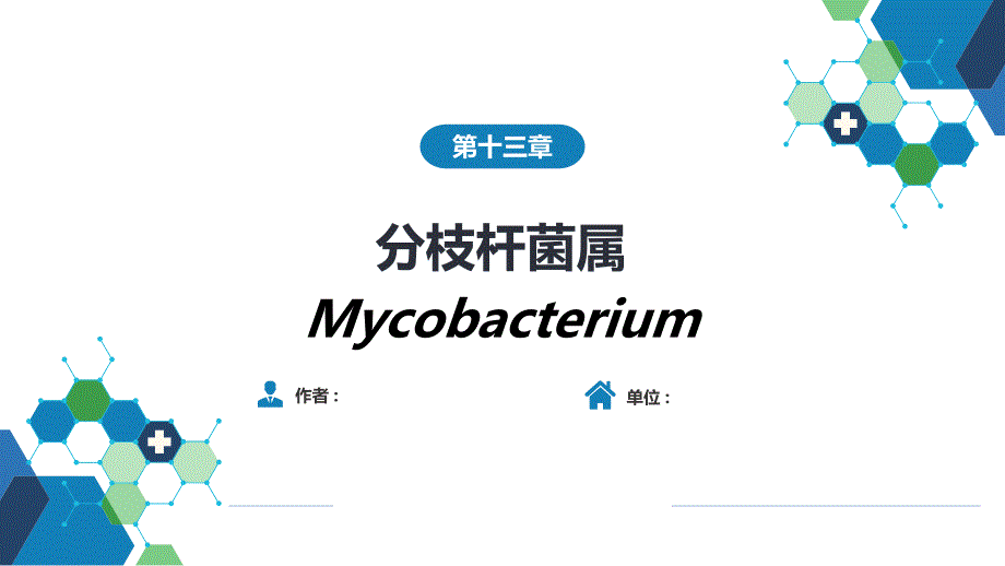 医学微生物学-第一篇　细菌学 第十三章 分枝杆菌属_第1页