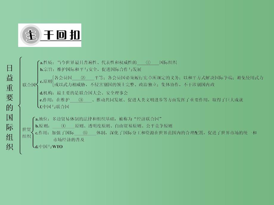 高考政治一轮总复习 专题3 日益重要的国际组织 新人教版必修3_第3页