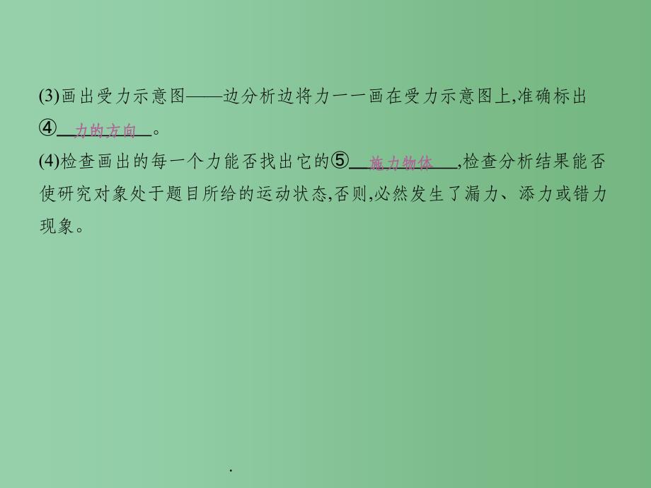 高考物理一轮复习 第二章 相互作用 4讲 受力分析 共点力的平衡_第3页