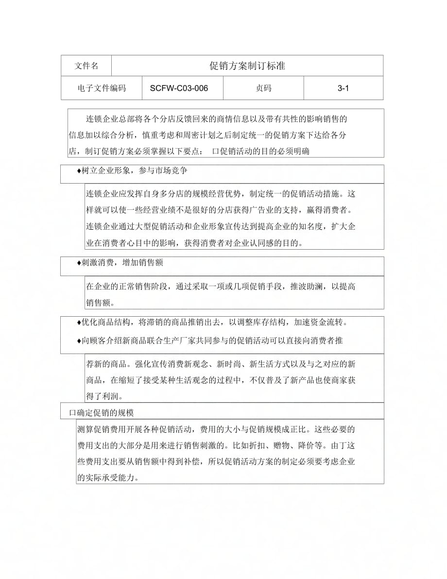 06-促销方案制订标准_第1页