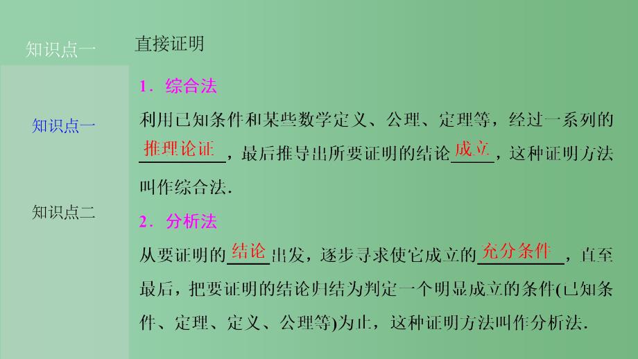 高考数学一轮复习 第六章 第六节 直接证明与间接证明 理 新人教A版_第3页