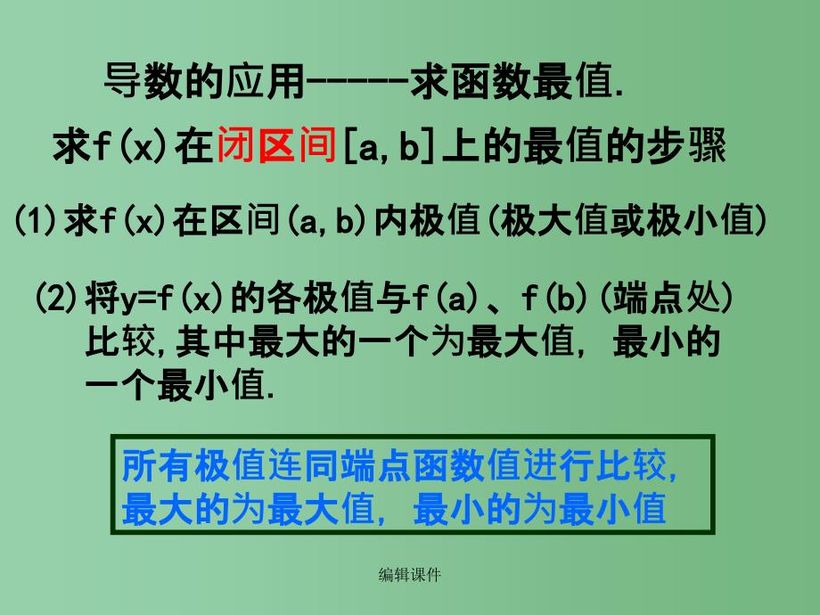 高中数学 3.3.3函数的极值与导数 新人教版选修1-1_第4页