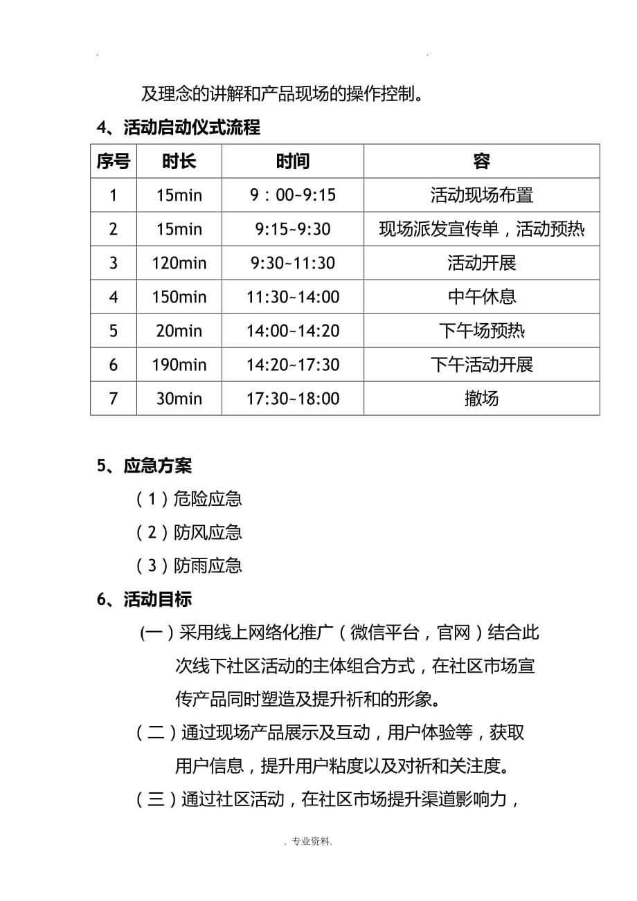 某地推活动策划书_第4页