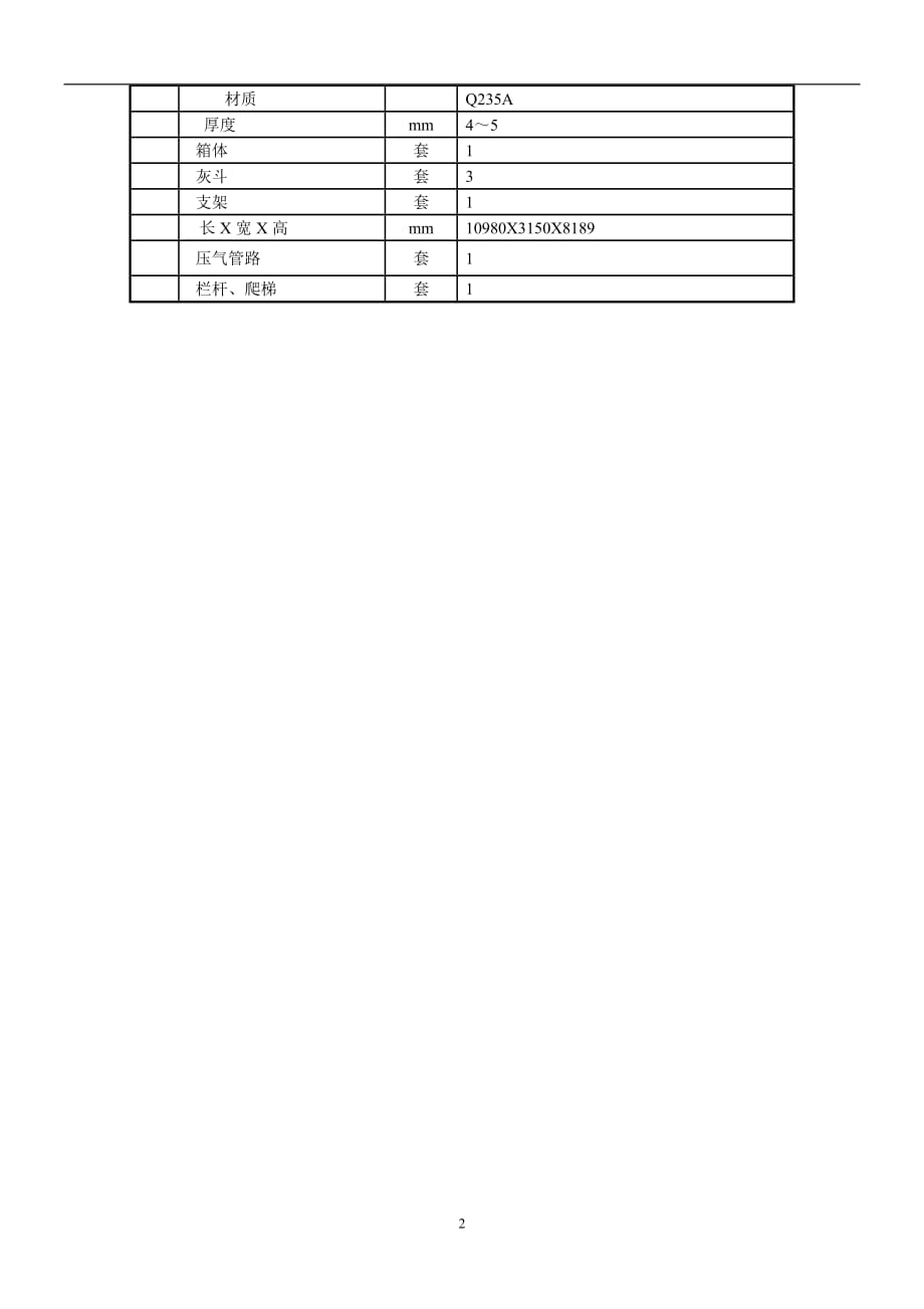 2021年整理布袋除尘器参数.doc_第2页