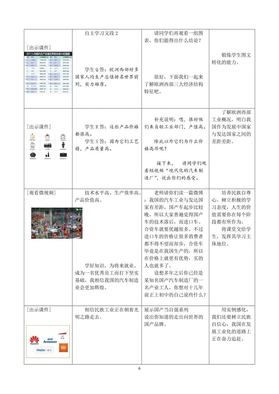 粤人版初中地理七年级下册8.1欧洲概述 教案_第5页