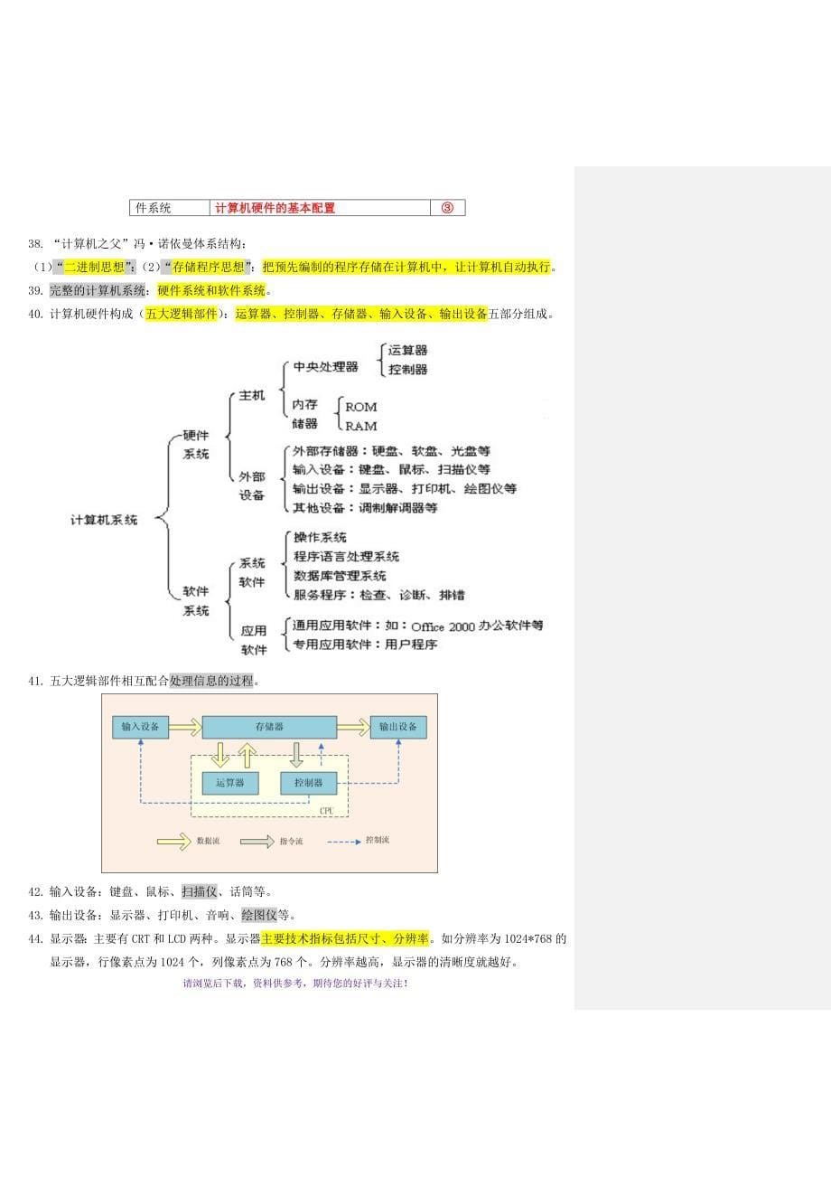 （精选推荐）高中信息科技会考总复习知识点-上海高一信息科技_第5页