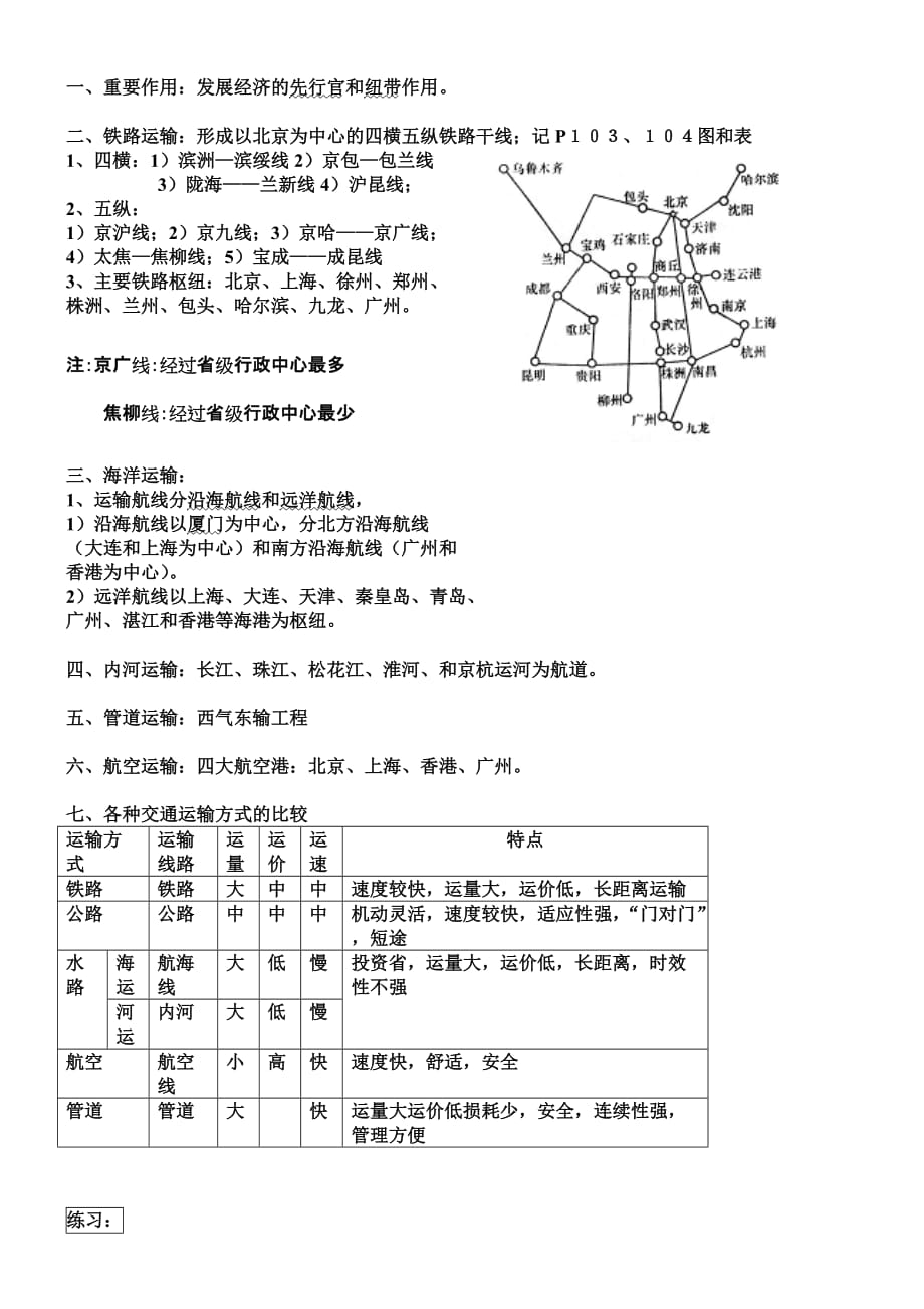 湘教版八年级上地理第4章知识点复习导学案_第3页