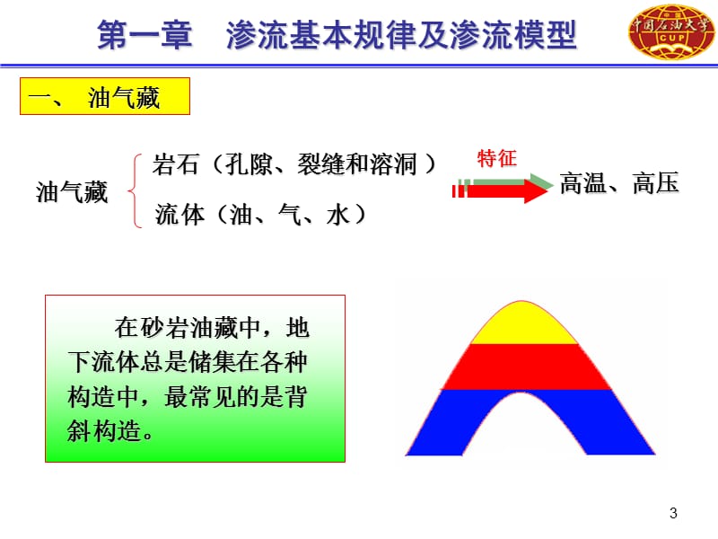 渗流力学第一章 渗流基本规律及渗流模型_第3页