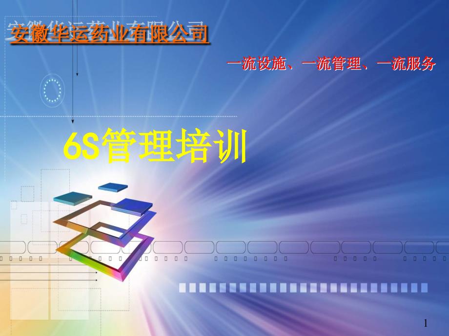 6S管理培训教材(PPT 58页)_第1页