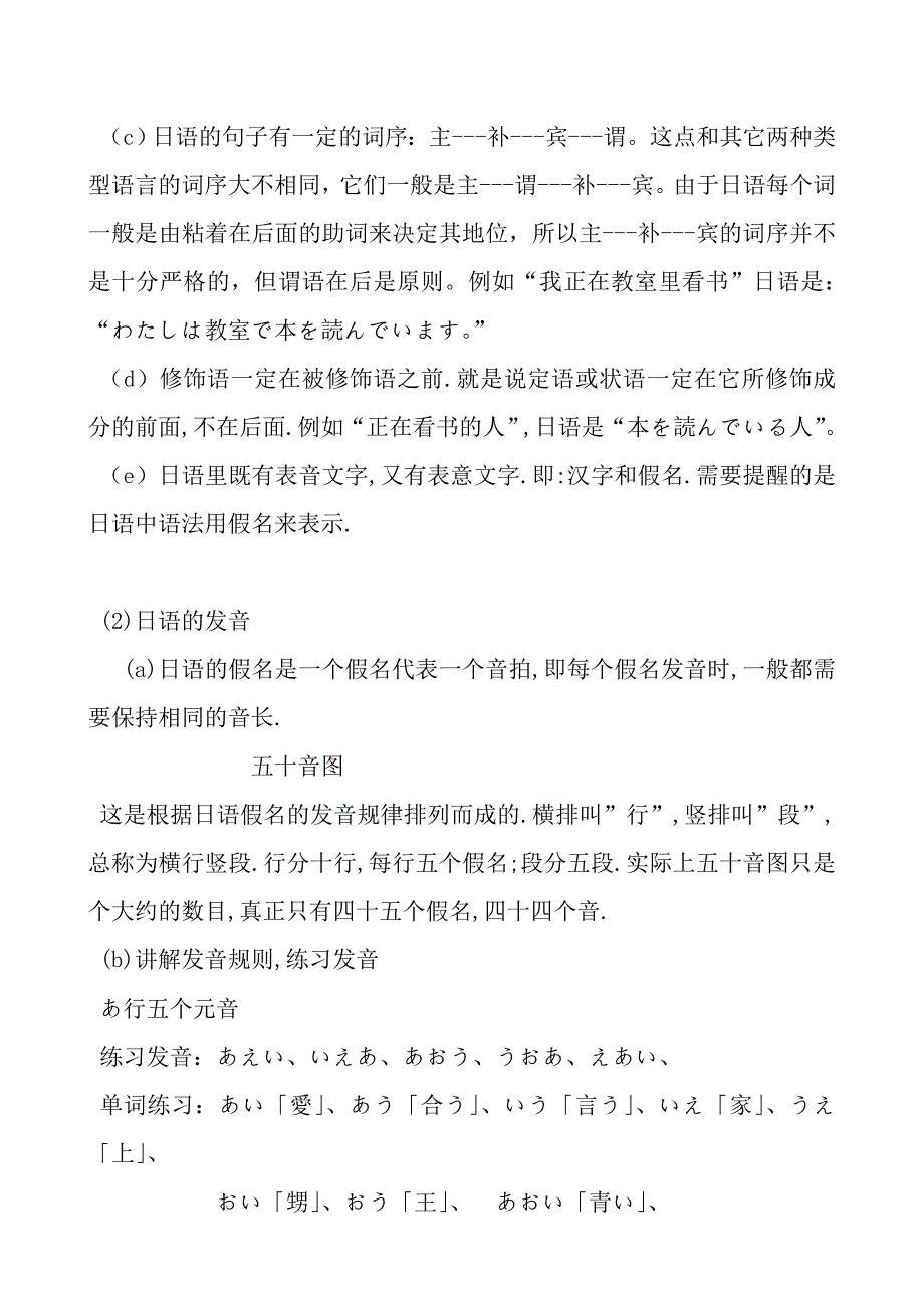 新编日语备课笔记(1册)_第3页