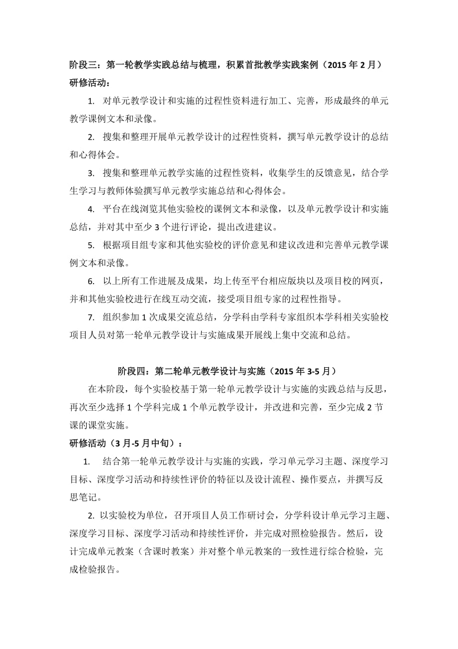 “深度学习”教学改进网络研修实施方案(讨论稿)_第4页