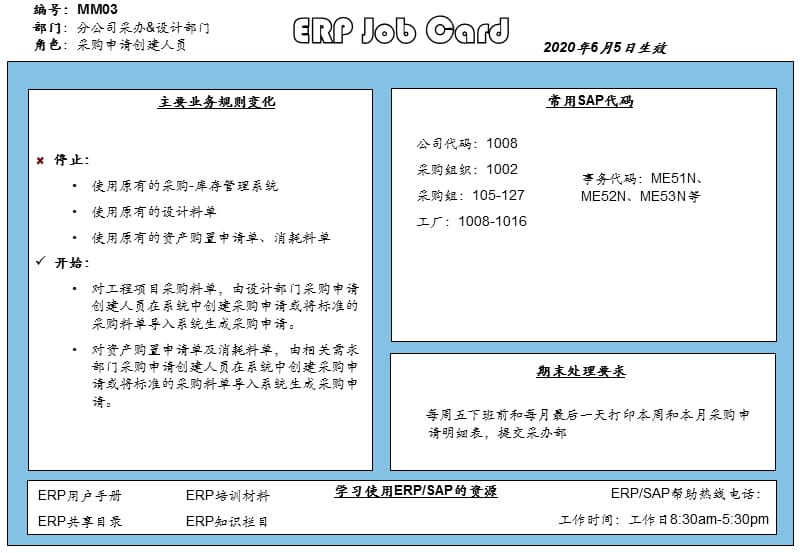 ERP项目工作卡片_第3页