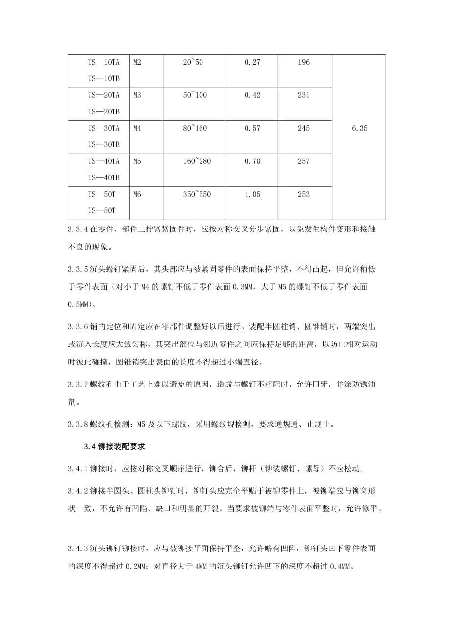 机柜箱装配检验作业指导书_第5页