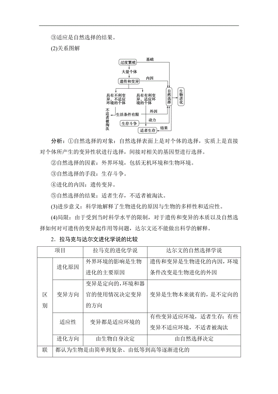 新教材苏教版高中生物必修2第四章 生物的进化 学案（知识点考点汇总及配套习题_第4页