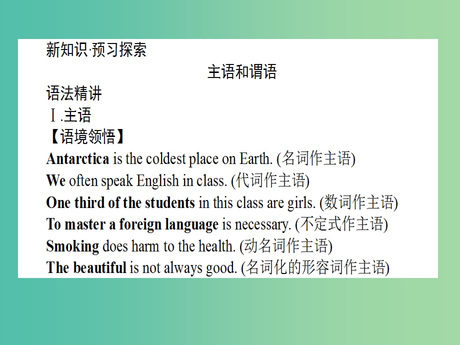 高中英语 Module 1 Deep South Section Ⅱ Grammar 外研版选修8_第2页