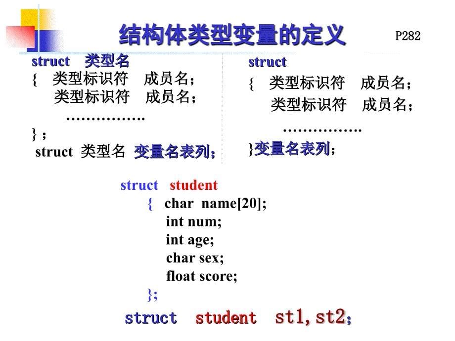 C语言-14-结构体 PPT课件_第5页