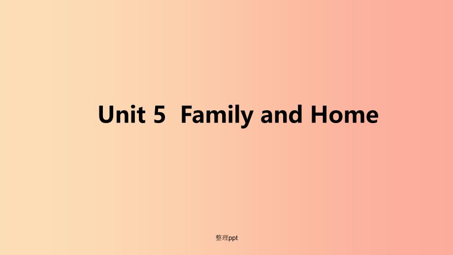 201x年秋七年级英语上册 Unit 5 Family and Home语法聚焦五冀教版_第1页