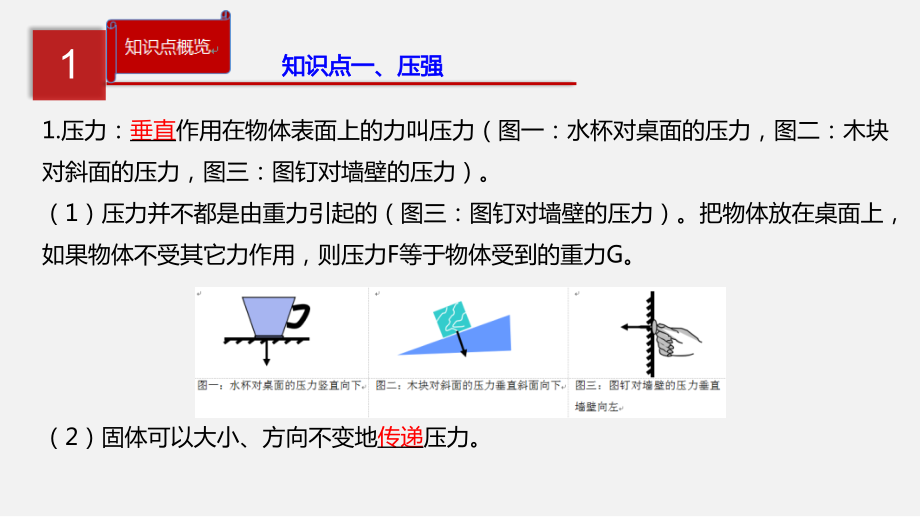 52.部编中考物理专题9.2压强（单元同步讲析课件）_第2页