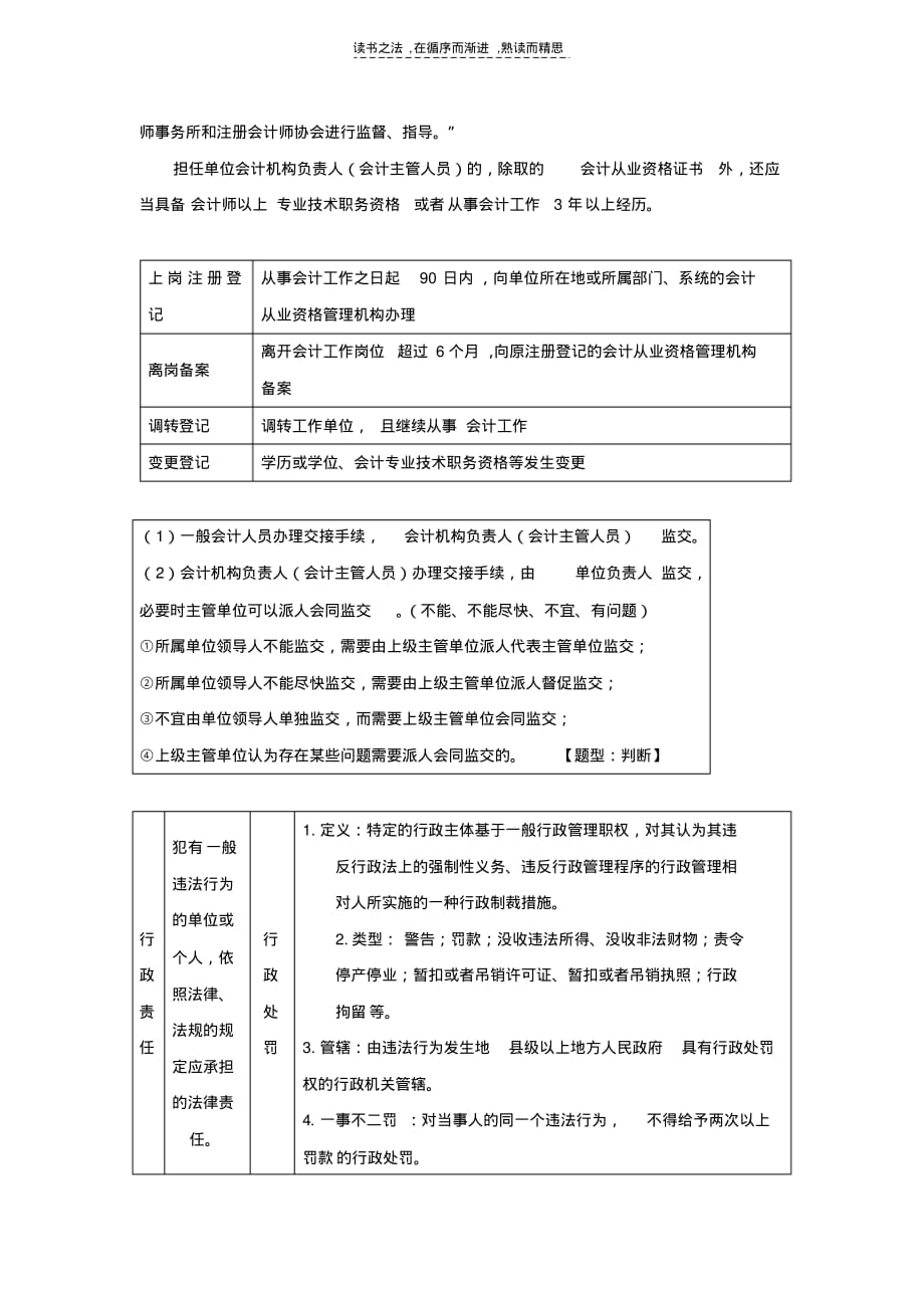 会计从业考试重点总结学习资料_第4页