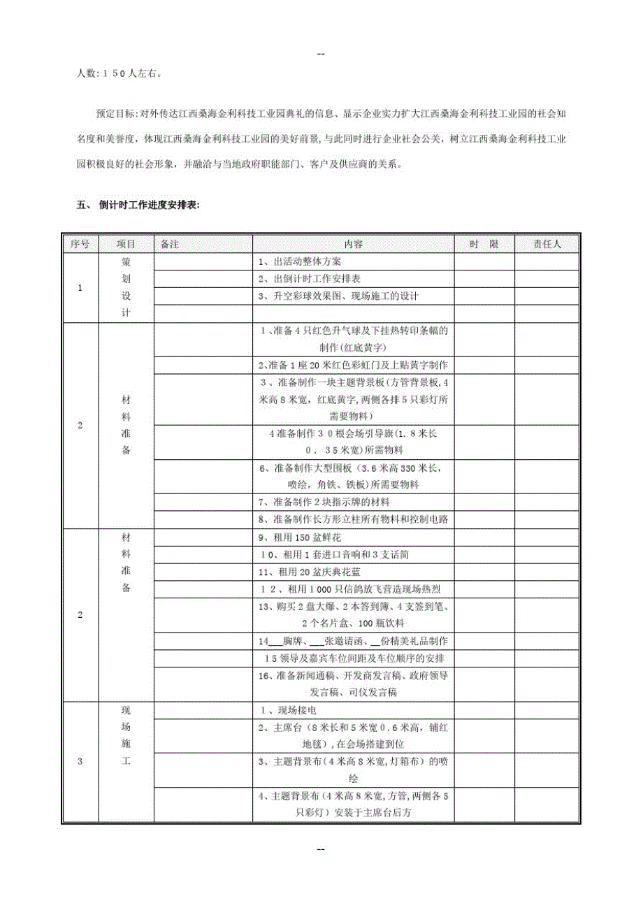 精品江西桑海金利科技工业园开工奠基典礼策划书_第2页